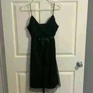 Little black dress so sassy and sweet!